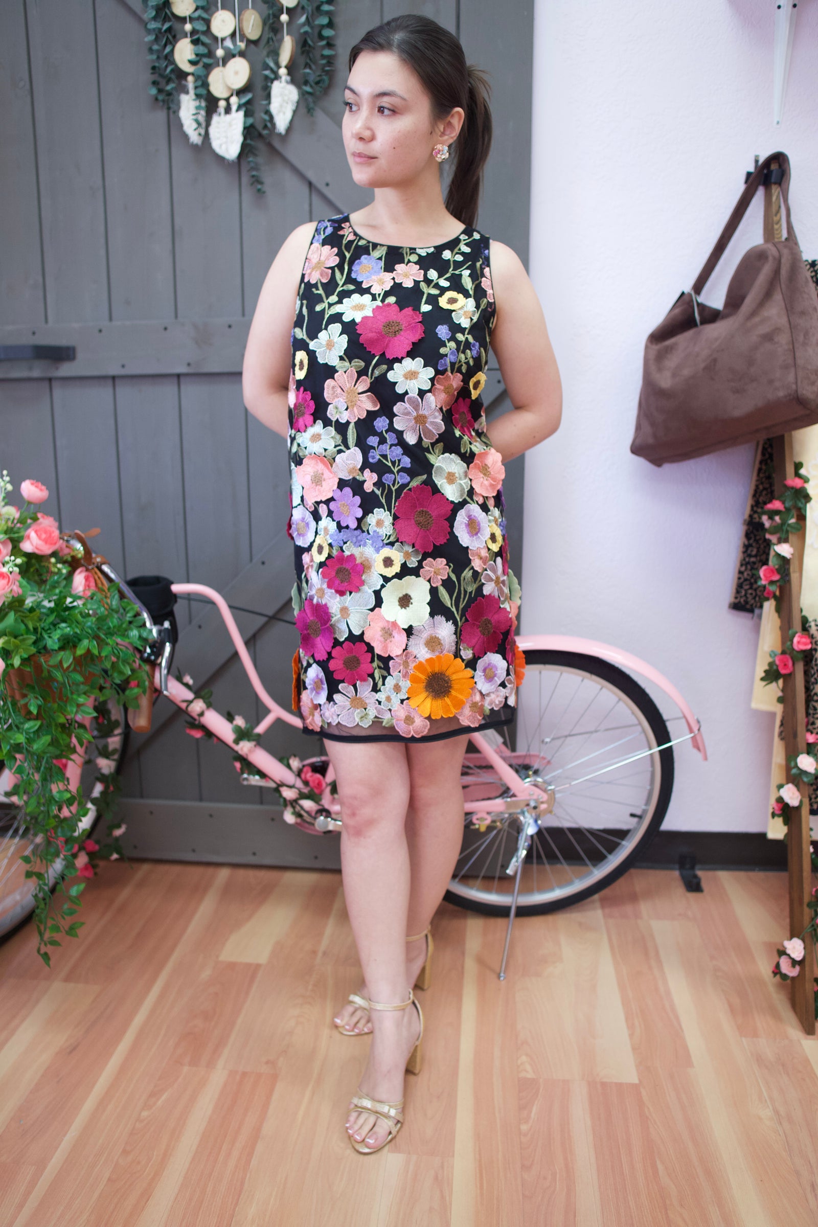 Flower Mini Dress